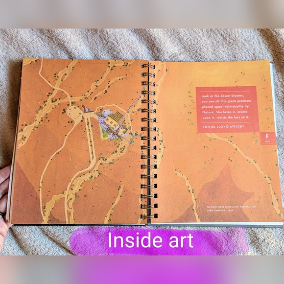 Gardner's Journal, BNWT, Frank Lloyd Wright cover art, brand new never used - Picture 7 of 12